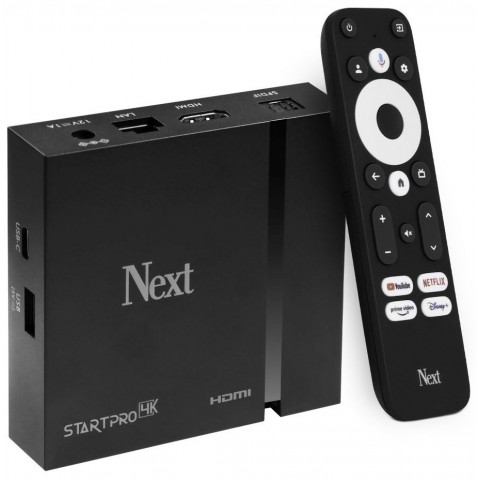 Next StartPro 4K UHD Streaming TV Box Google TV