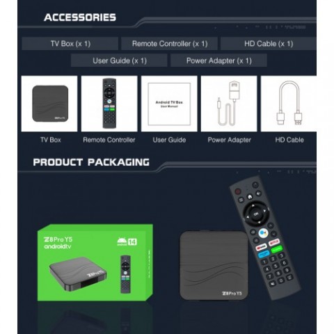 Z8 Pro Y5 Tv Box 2GB 16GB Android TV Box Z8 Pro Y5 Tv Box 2GB 16GB Android TV Box