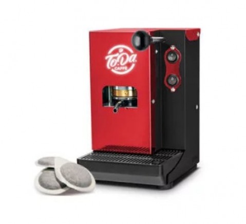 TODA E.S.E. POD kávéfőzőgép – PIROS + 2 x 100 db ajándék kávépárna TODA E.S.E. POD kávéfőzőgép – PIROS + 2 x 100 db ajándék kávépárna