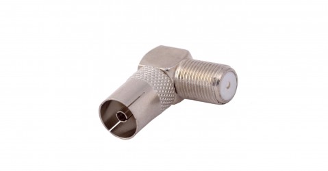 Econ F aljzat-koax hüvely 90 fokos (könyök)