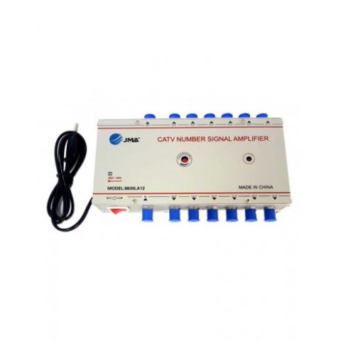 Jelerősítő CATV 12-es osztóval