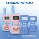 LAMAX TalkieKid1 Walkie Talkie Kék/rózsaszín