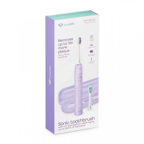 TrueLife SonicBrush Clean70 UV Levander Elektromos fogkefe Lila