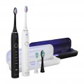 TrueLife SonicBrush Clean70 Duo UV Elektromos fogkefe 2db Fekete/fehér