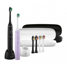 TrueLife Compact Duo Elektromos fogkefe 2 db Fekete Lila TrueLife Compact Duo Elektromos fogkefe 2 db Fekete Lila