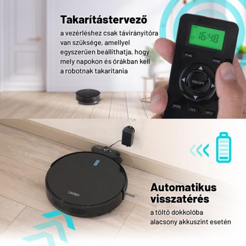 Lauben Robot Vacuum 15BB Pet - Robotporszívó Lauben Robot Vacuum 15BB Pet - Robotporszívó