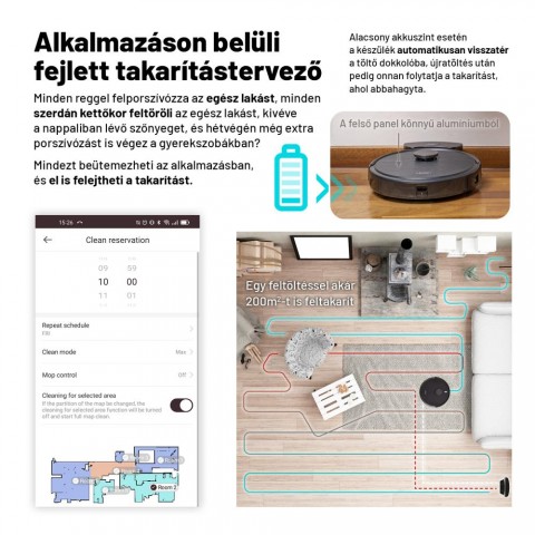 Lauben Robot LaserVac® 52BB Pet - Robotporszívó Lauben Robot LaserVac® 52BB Pet - Robotporszívó