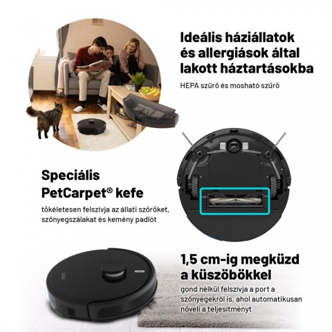 Lauben Robot LaserVac® 52BB Pet - Robotporszívó Lauben Robot LaserVac® 52BB Pet - Robotporszívó