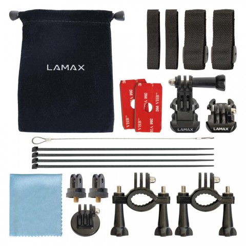 LAMAX Akciókamera tartozék csomag, 13 darabos LAMAX Akciókamera tartozék csomag, 13 darabos