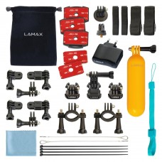 LAMAX Akciókamera tartozék csomag, 23 darabos LAMAX Akciókamera tartozék csomag, 23 darabos