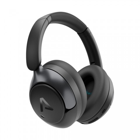 LAMAX HighComfort2 ANC Fekete Aktív zajszűrős Bluetooth fejhallgató
