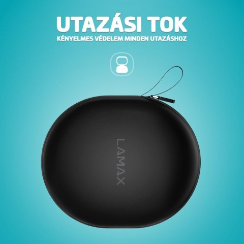 LAMAX HighComfort2 ANC Fehér Aktív zajszűrős Bluetooth fejhallgató LAMAX HighComfort2 ANC Fehér Aktív zajszűrős Bluetooth fejhallgató