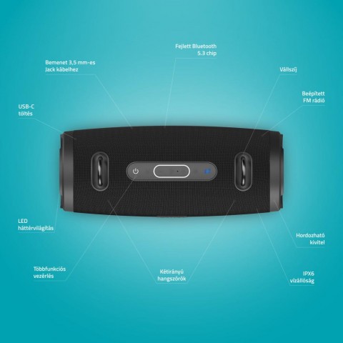 LAMAX Eclipse1 60W Bluetooth hangszóró LAMAX Eclipse1 60W Bluetooth hangszóró