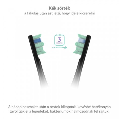 TrueLife SonicBrush Clean70 UV Black Elektromos fogkefe Fekete