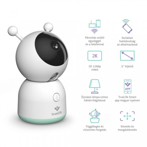 TrueLife NannyCam R7 Dual Smart Videós bébiőr TrueLife NannyCam R7 Dual Smart Videós bébiőr