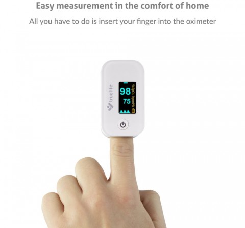 Truelife Véroxigénszint mérő, pulzoximéter