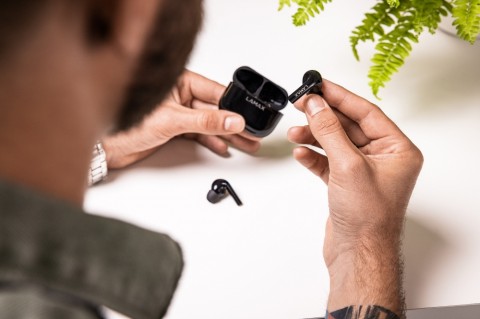 LAMAX Clips1 black WS vezeték nélküli fülhallgató fekete