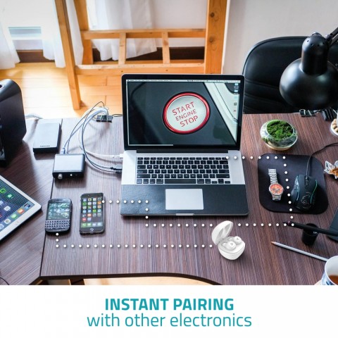 LAMAX Dots2 White TWS vezeték nélküli fülhallgató fekete