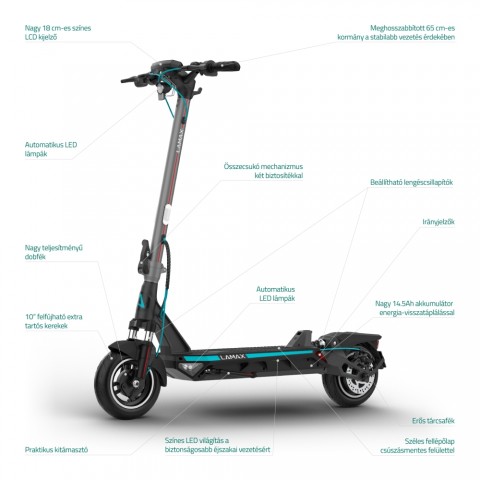 LAMAX eRacer SC50 elektromos robogó