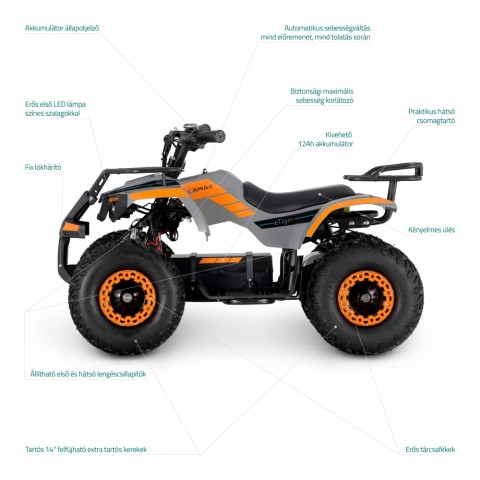 LAMAX eTiger ATV50S Orange