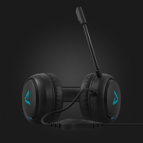 LAMAX Heroes Guard1 Gamer Fejhallgató LED világítással BeatBass