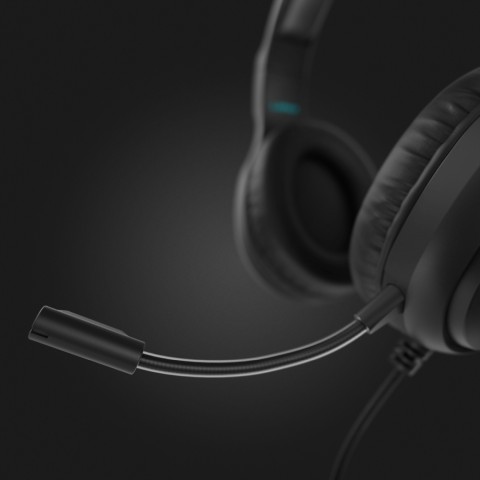 LAMAX Heroes Guard1 Gamer Fejhallgató LED világítással BeatBass