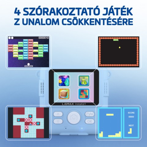 LAMAX InstaKid1 Blue Instant hőpapíros fényképezőgép