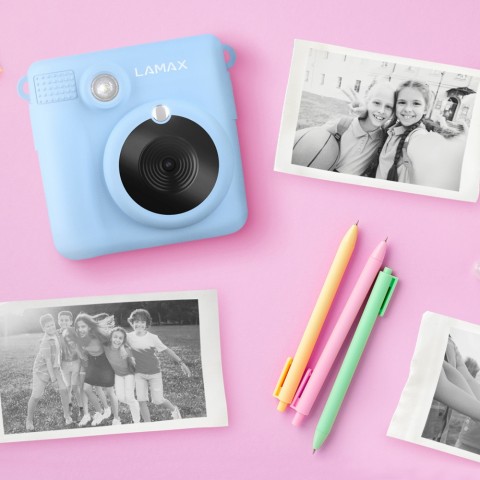 LAMAX InstaKid1 Blue Instant hőpapíros fényképezőgép