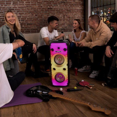 LAMAX PartyBoomBox700 Bluetooth hangszóró 700W Karaoke funkció,mikrofonnal