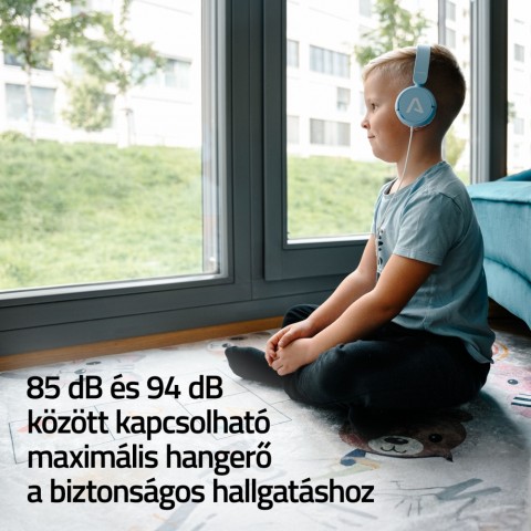 LAMAX SoundKid1 pink Vezetékes gyerek fejhallgató rózsaszín