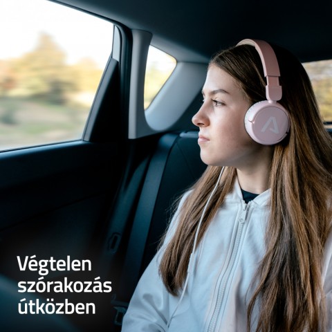 LAMAX SoundKid1 pink Vezetékes gyerek fejhallgató rózsaszín