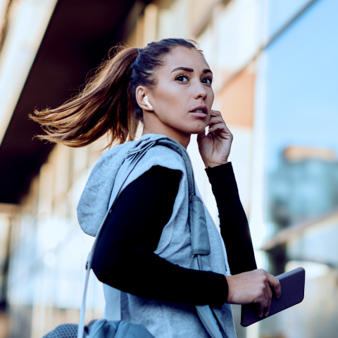 LAMAX Tones1 White vezeték nélküli fülhallgató fehér