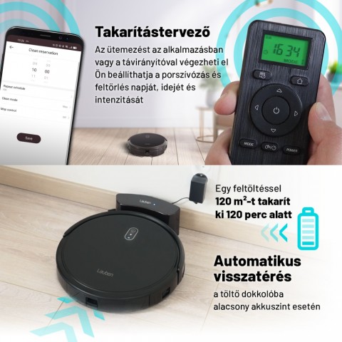 Lauben Robot Vacuum 26BB Pet - Robotporszívó Lauben Robot Vacuum 26BB Pet - Robotporszívó
