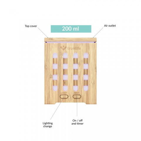 TrueLife Air Diffuser D7 Bamboo Aroma diffúzor