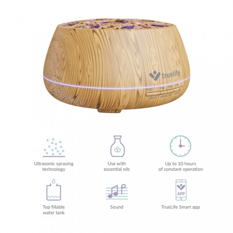 TrueLife Air Diffuser D9 Smart Aroma diffúzor Bluetooth hangszóróval