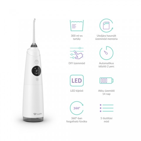 TrueLife AquaFloss Compact C300 White Szájzuhany fehér