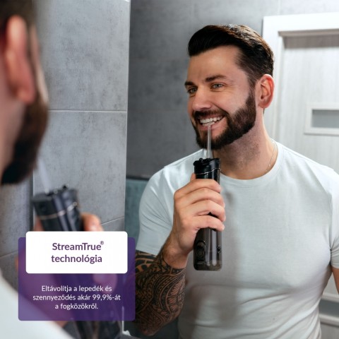 TrueLife AquaFloss Mini M50 Szájzuhany Fekete