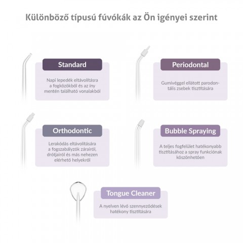 TrueLife AquaFloss Mini M50 Szájzuhany Fekete