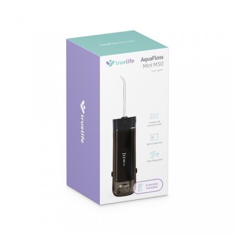 TrueLife AquaFloss Mini M50 Szájzuhany Fekete