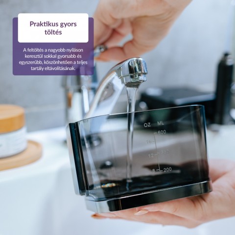 TrueLife AquaFloss Station F300 Szájzuhany Fekete