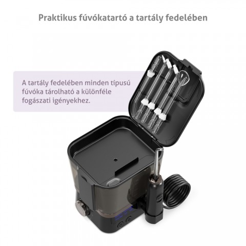 TrueLife AquaFloss Station F300 Szájzuhany Fekete