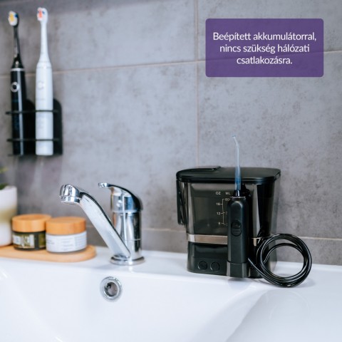 TrueLife AquaFloss Station F300 Szájzuhany Fekete