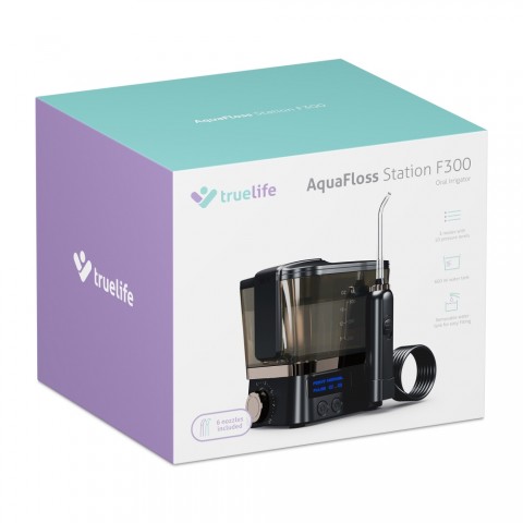 TrueLife AquaFloss Station F300 Szájzuhany Fekete
