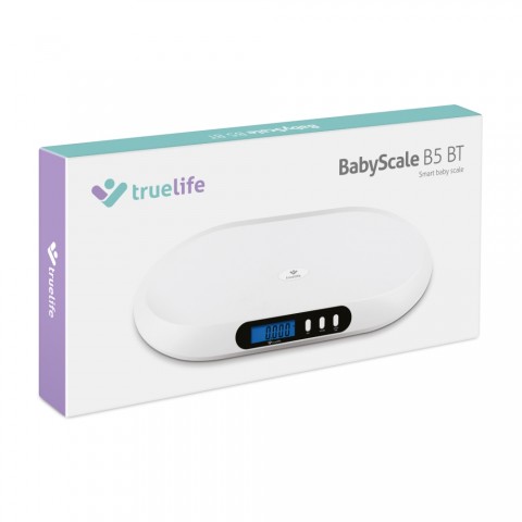 TrueLife B5 BT Digitális babamérleg Bluetooth alkalmazással