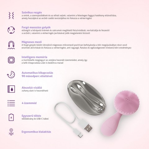 TrueLife BELLE Skin Brush B3 Elektromos arc tisztító kefe