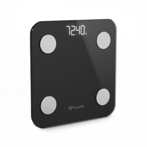 TrueLife FitScale W1 BT Black Okosmérleg Fekete