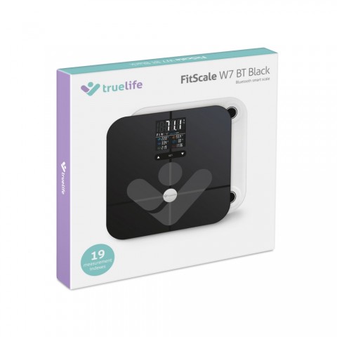 TrueLife FitScale W7 BT Black Okos mérleg