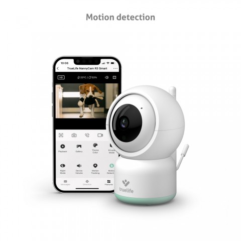 TrueLife NannyCam R3 Smart Forgó bébiőr Smart alkalmazással