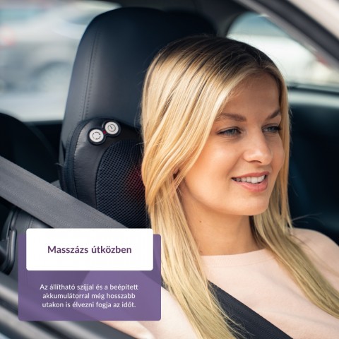 TrueLife RelaxBack B3 Charge Infrás masszázspárna