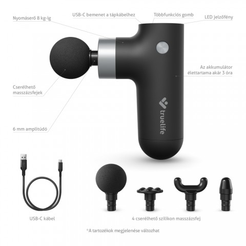 TrueLife RelaxGun G3 Masszázspisztoly